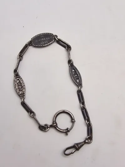Original tysk ww1 “Gold Für Eisen” urkæde