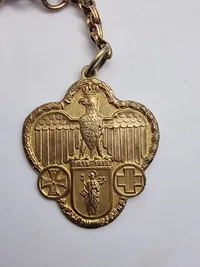 Original Tysk WW1 patriotisk urvedhæng