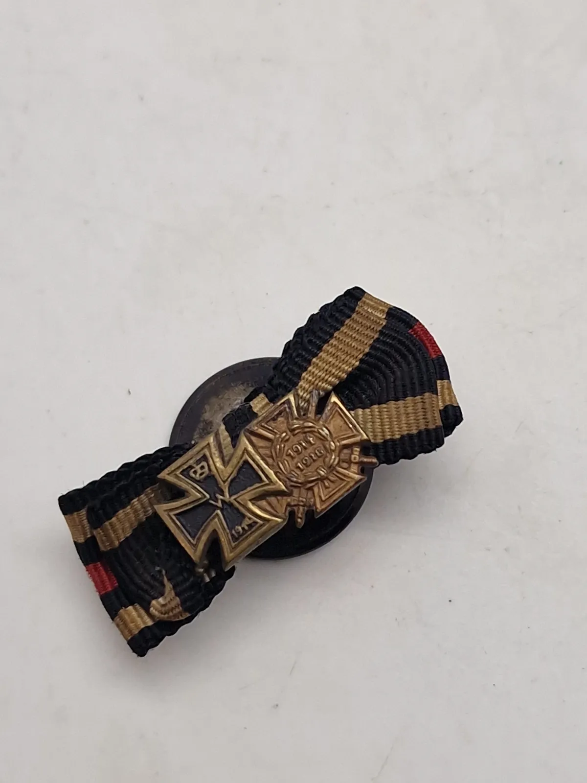 Original tysk bandspange, Eisernes kreuz und Ehrenkreuz des Weltkrieges