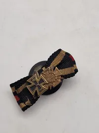 Original tysk bandspange, Eisernes kreuz und Ehrenkreuz des Weltkrieges