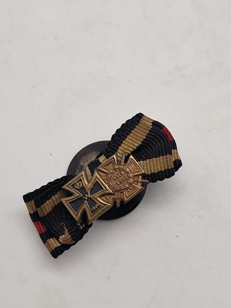 Original tysk bandspange, Eisernes kreuz und Ehrenkreuz des Weltkrieges