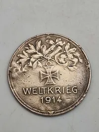Original Tysk WW1 patriotisk token