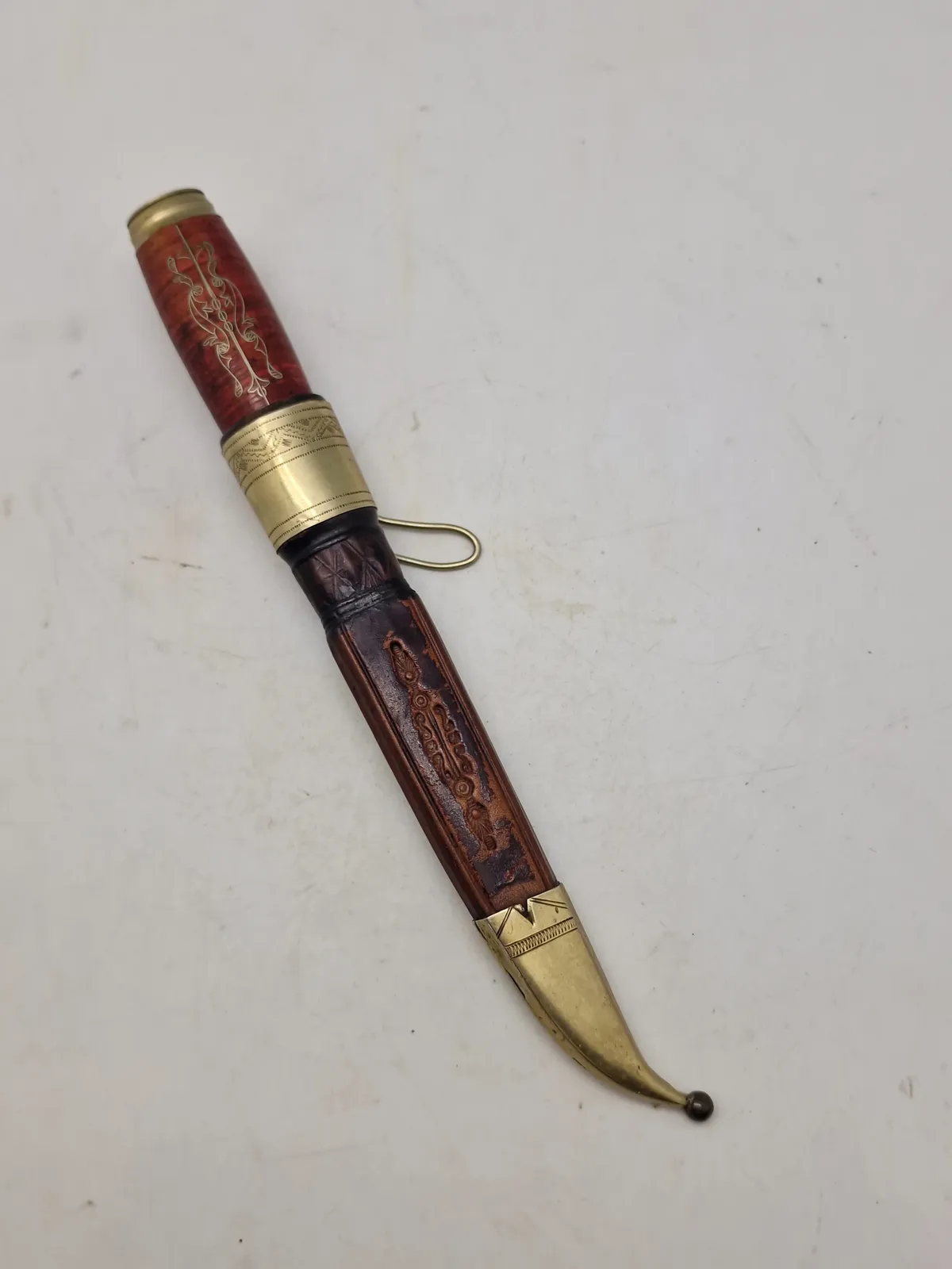 Original finsk Puukko kniv - ekstremt veludført