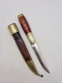 Original finsk Puukko kniv - ekstremt veludført