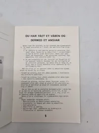 Samling DK militær manualer