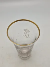 Originalt Christian X livgarde glas