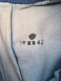 Sjælden Dank Gendarm uniform fra 1942, har ligget gemt siden interneringen i 1944