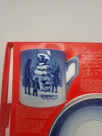 Originalt Royal Copenhagen julesæt med æske