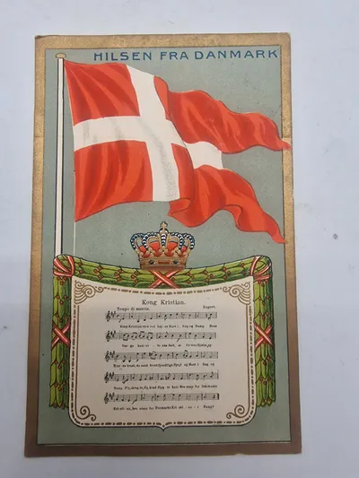 Postkort sendt fra Slagelse Rekrutskole