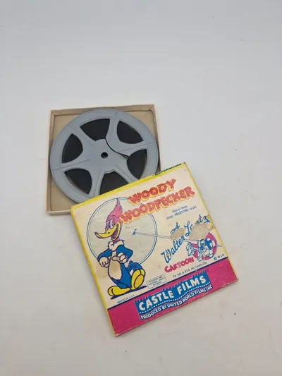Filmrulle fra Woodpecker-tegnefilm fra Castle Films
