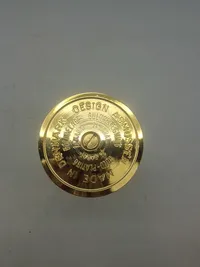 Original dansk designet Asmussen stage, belagt med 24 karat guld