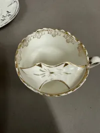 Original Antik Tysk skægkop fremstillet af  Carl Tielsch Altwasser factory fra før 1909