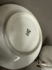 Original Antik Tysk skægkop fremstillet af  Carl Tielsch Altwasser factory fra før 1909