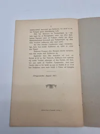 Beskrivelse af dykkerapparatet dets vedligeholdelse og brug - København 1912