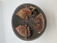 Original svensk M/38 hjelm, bl.a. anvendt af brigaden