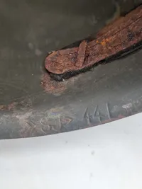 Original svensk M/38 hjelm, bl.a. anvendt af brigaden