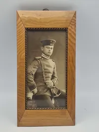 Originalt tysk ww1 foto i ramme
