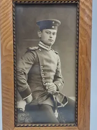 Originalt tysk ww1 foto i ramme