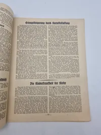 Originalt WW2 “Wochenblatt der Landesbauernschaft Sachsen" (Ugeblad for Sachsens Landbrugssammenslutning)