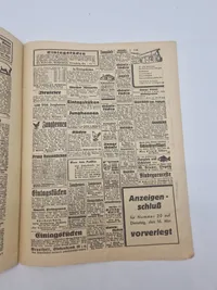 Originalt WW2 “Wochenblatt der Landesbauernschaft Sachsen" (Ugeblad for Sachsens Landbrugssammenslutning)