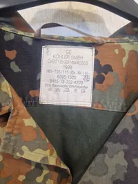 Original Bundeswehr camouflage jakke
