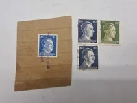 Originalt brev, samt tyske ww2 frimærker