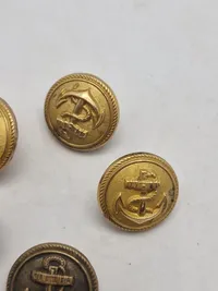 Samling originale tyske Kriegsmarine knapper