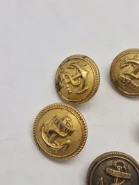 Samling originale tyske Kriegsmarine knapper
