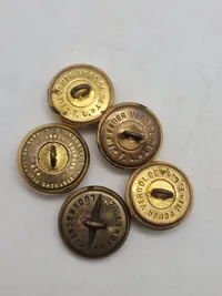 Samling originale tyske Kriegsmarine knapper