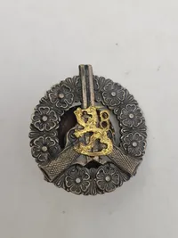 Original WW2 Finnish Army Real M/1921 Shooting Badge & finske militært skydefærdighedsmærker