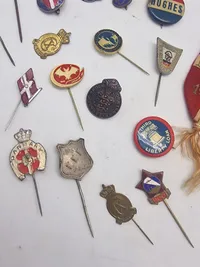 Samling diverse pins
