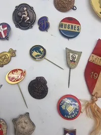 Samling diverse pins