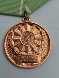 Medaille für treue Dienste in den bewaffneten Organen 1-2-3