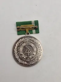 Medal 15 Years Volunteer to Protect the State Border of the GDR (2), & Medal for Faithful Service in the National People's Army