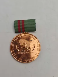 Medal 15 Years Volunteer to Protect the State Border of the GDR (2), & Medal for Faithful Service in the National People's Army