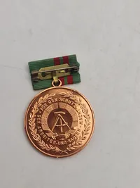 Medal 15 Years Volunteer to Protect the State Border of the GDR (2), & Medal for Faithful Service in the National People's Army