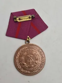 Medal 15 Years Volunteer to Protect the State Border of the GDR (2), & Medal for Faithful Service in the National People's Army