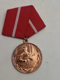 Samling Medaille für treue Dienste in der Nationalen Volksarmee" (Medalje for tro tjeneste i Nationale Volksarmee) fra Østtyskland (DDR).