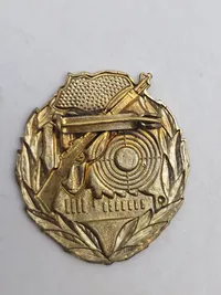 Skydemærker -Kampfgruppen der Arbeiterklasse (Kampfgrupperne af Arbejderklassen) i DDR (Østtyskland).