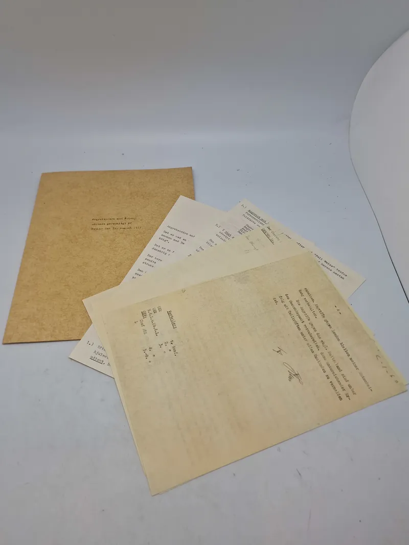 Angrebsordre mod Polen udstedt personligt af Hitler den 31. august - Efterkrigs