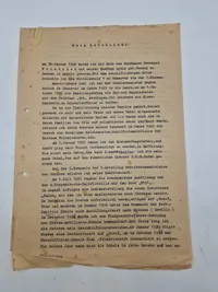 Originalt “Mein Lebenslauf" (mit livsforløb), der beskriver en mands liv og karriere i den tyske flåde - ww2