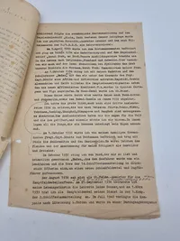 Originalt “Mein Lebenslauf" (mit livsforløb), der beskriver en mands liv og karriere i den tyske flåde - ww2