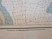 Originalt tysk Kriegsmarine kort - ww2