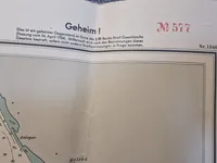 Originalt tysk Kriegsmarine kort - ww2