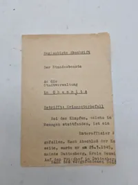 Samling originale ww2 effekter