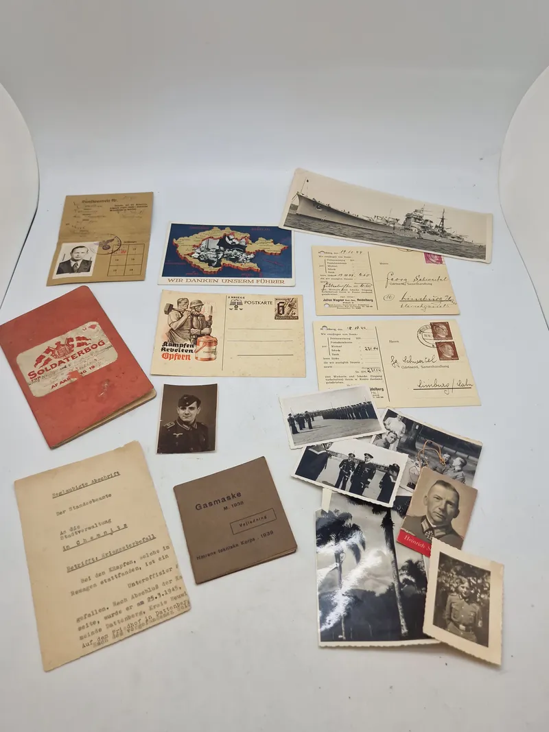 Samling originale ww2 effekter