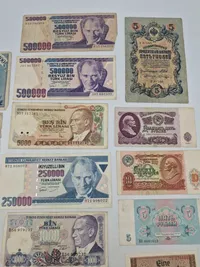 Samling originale pengesedler