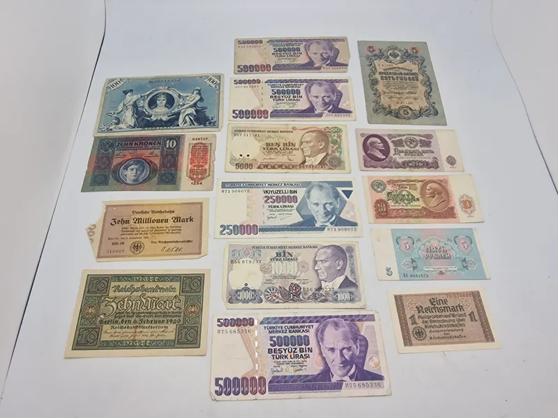 Samling originale pengesedler