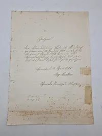 Originalt tysk ww1 lot mm.