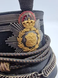 Original Kepi model 1880 for officerer v. fodfolket pompon + svejf  1889